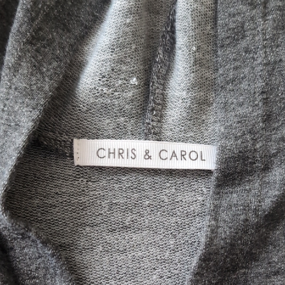Chris & Carol Charcoal Hooded Cardigan - Picture 2 of 2